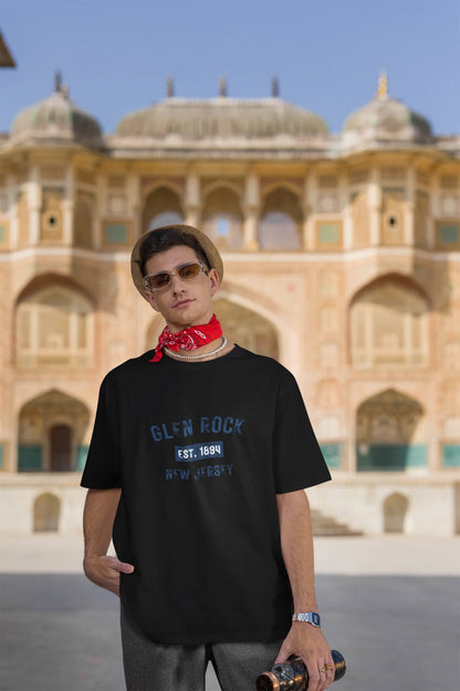Glen Rock  | Retro Theme | Dropped Sleeve Unisex Tee