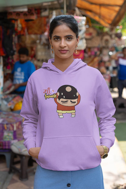 Maa's Favourite | Shinchan | Premium Unisex Winter Hoodie