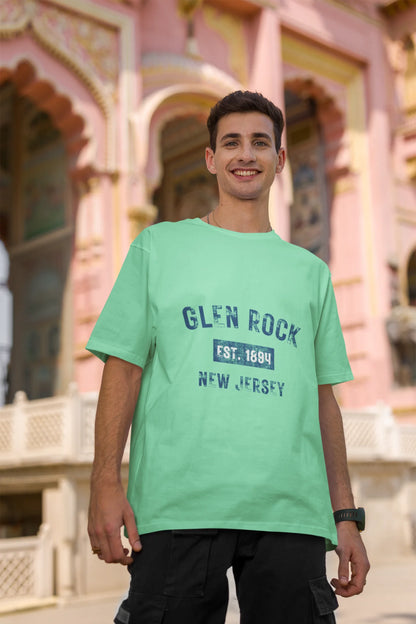 Glen Rock  | Retro Theme | Dropped Sleeve Unisex Tee