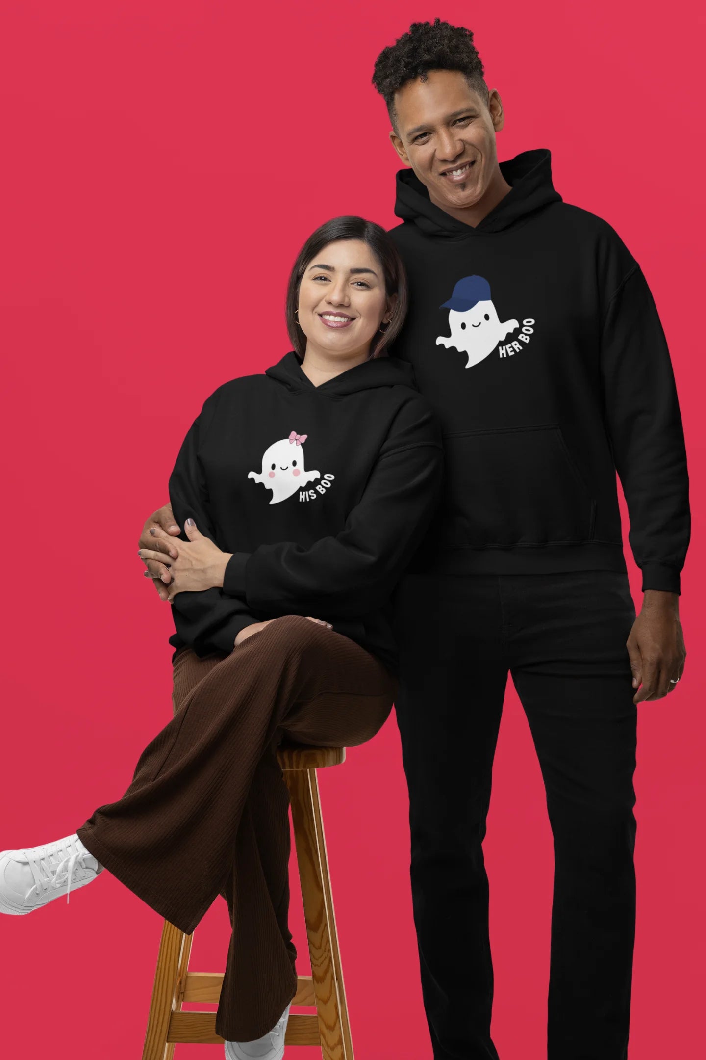 Her Boo | Lovey Dovey | Premium Unisex Winter Hoodies