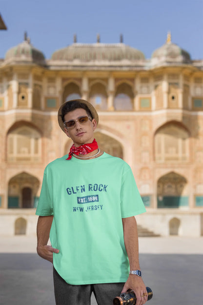 Glen Rock  | Retro Theme | Dropped Sleeve Unisex Tee