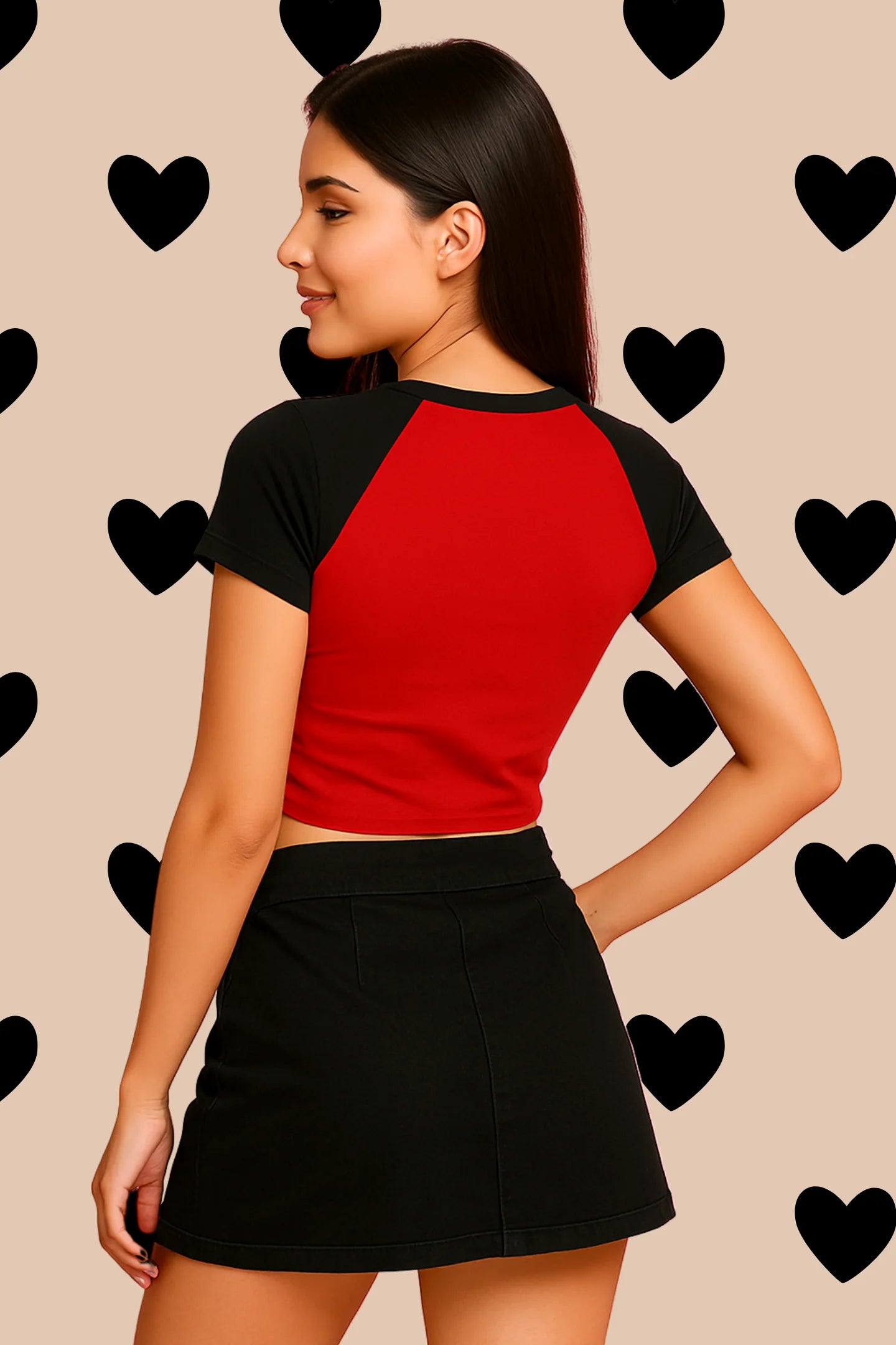 Out Of Bed | Shaw tees | Slim Fit Crop Top