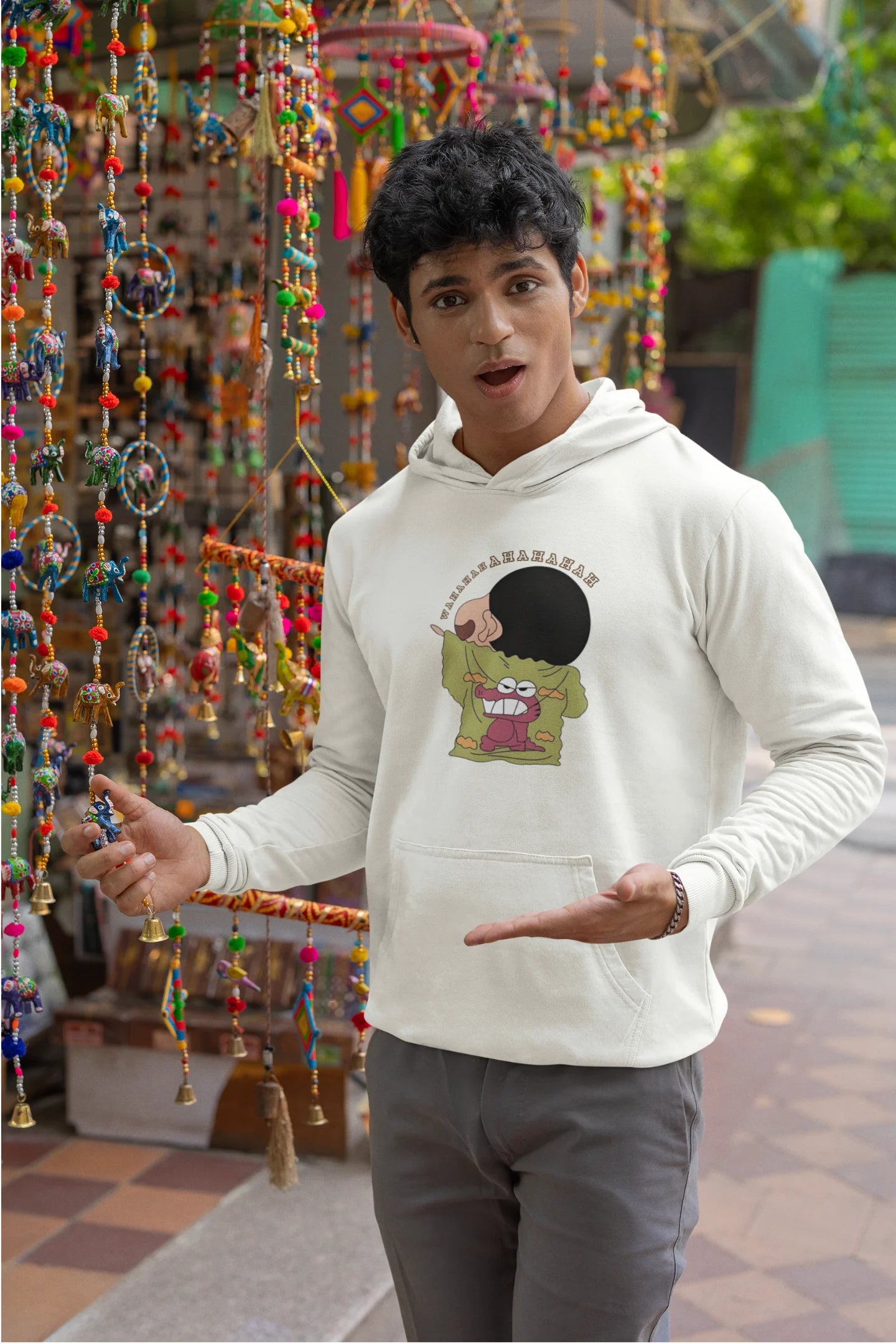 Hahaha | Shinchan | Premium Unisex Winter Hoodie