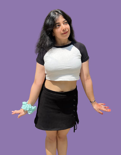 Plain Solid | Shaw tees | Slim Fit Crop Top
