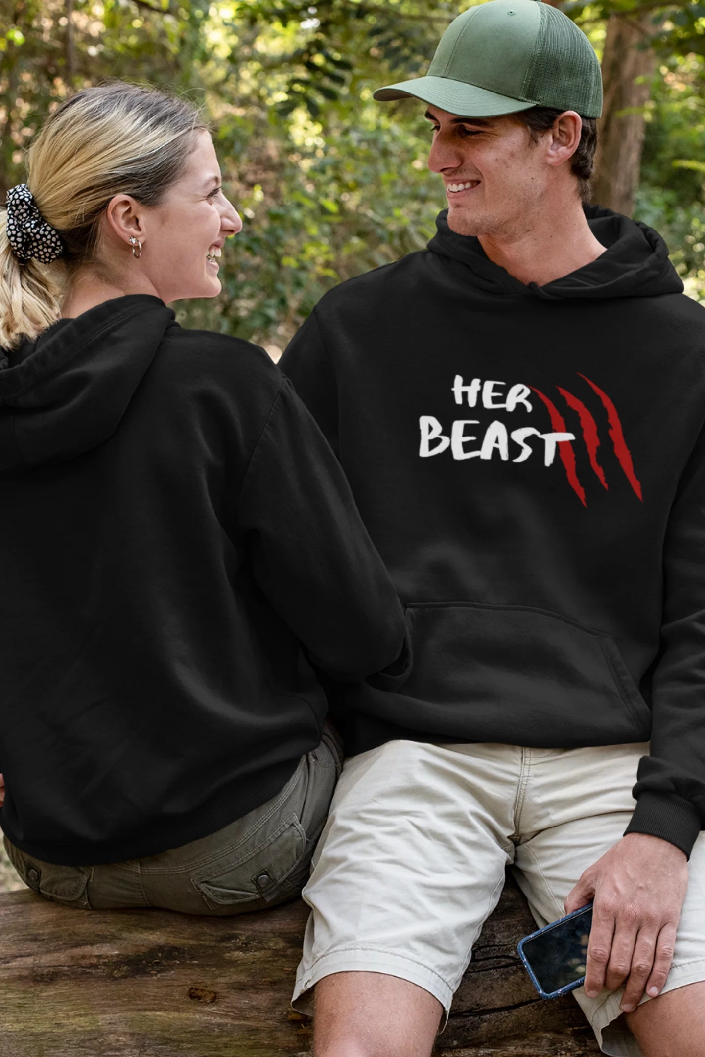 Beauty and Beast | Lovey Dovey | Premium Unisex Winter Hoodies