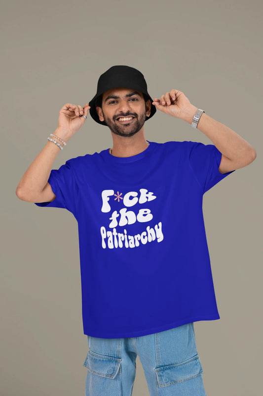 F**k the Patriarchy | T.S | Dropped Sleeve Unisex Tee
