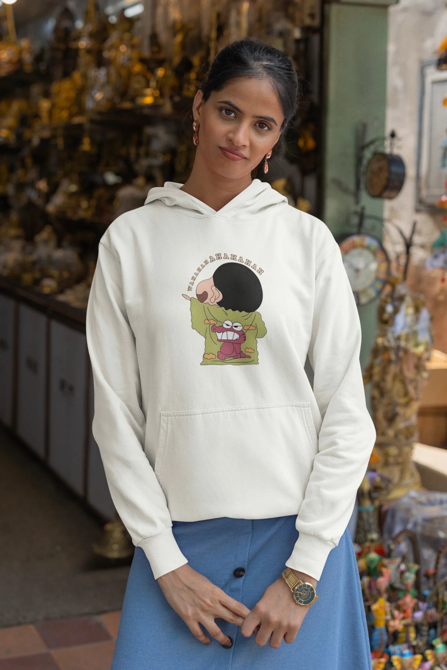 Hahaha | Shinchan | Premium Unisex Winter Hoodie