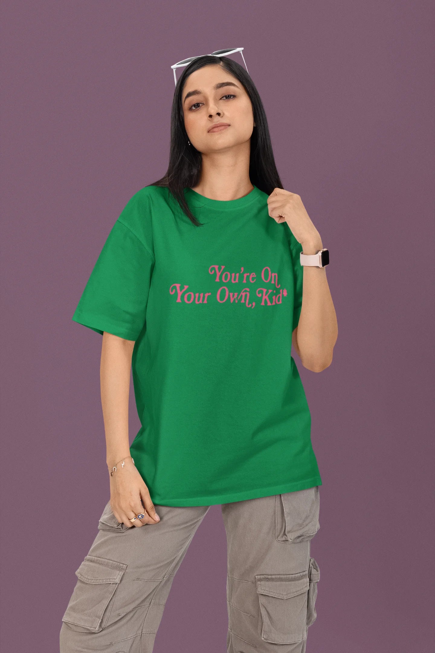 You're on your own kid | T.S | Dropped Sleeve Unisex T-Shirt