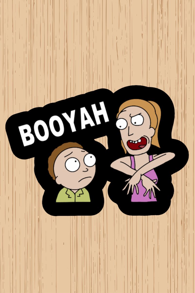 Rick and Morty Stickers - 1 | Pack of 6