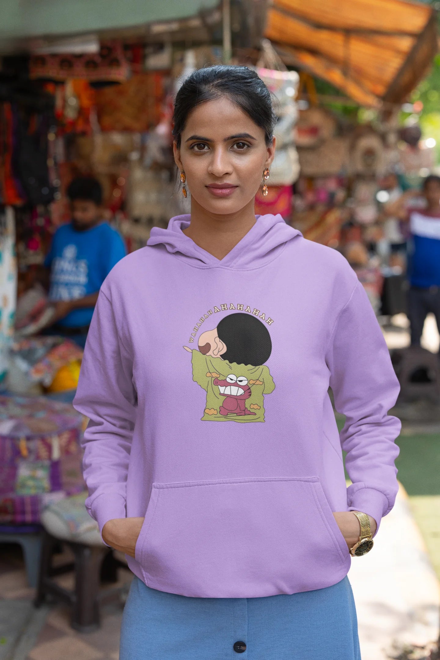Hahaha | Shinchan | Premium Unisex Winter Hoodie