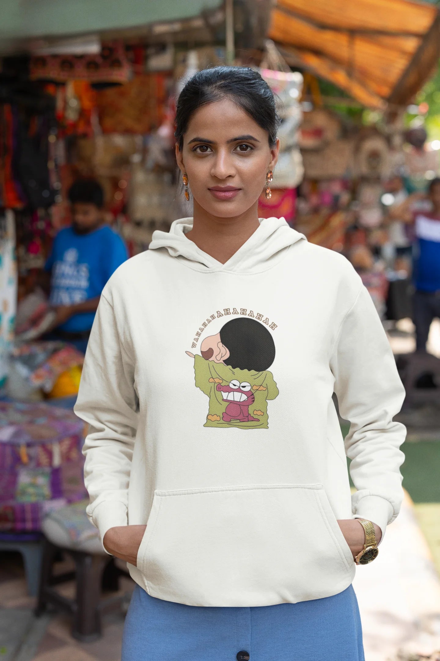 Hahaha | Shinchan | Premium Unisex Winter Hoodie
