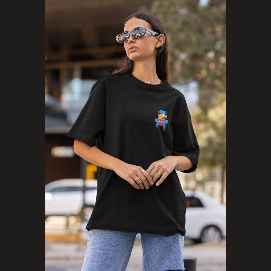 Mario | Dropped Sleeve Unisex Tee
