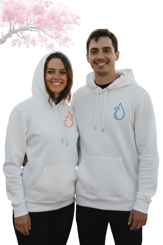 Flames And Tides | Lovey Dovey | Premium Unisex Winter Hoodies