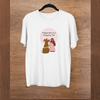 Happiness is a wagging tail (Female) | Premium Women Half Sleeve T-shirt