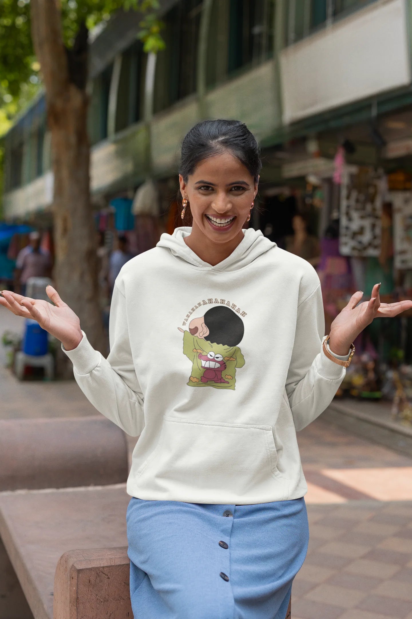 Hahaha | Shinchan | Premium Unisex Winter Hoodie
