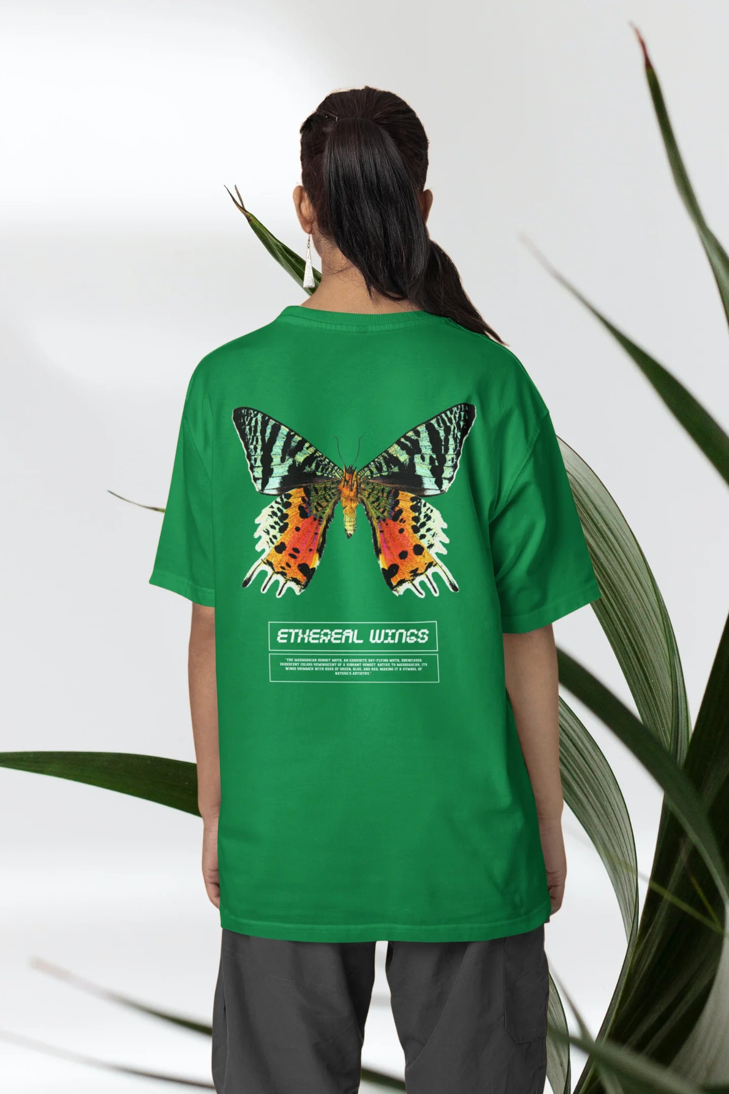 Ethereal Wings | Wildlife | Dropped  Sleeve Unisex T-Shirt