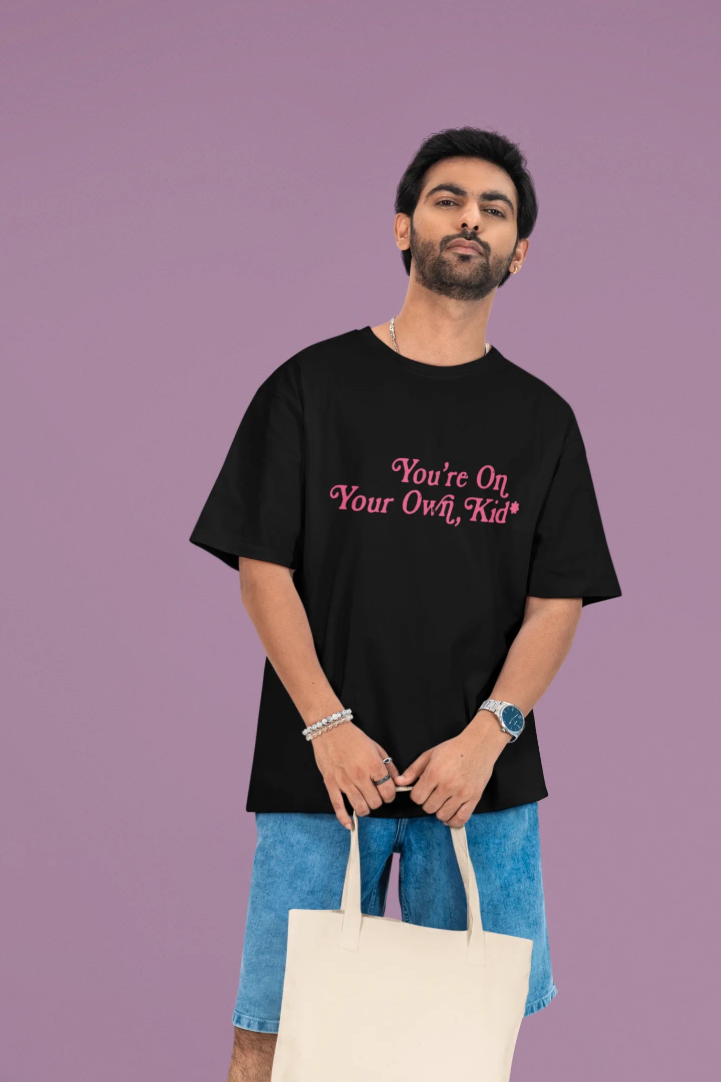 You're on your own kid | T.S | Dropped Sleeve Unisex T-Shirt
