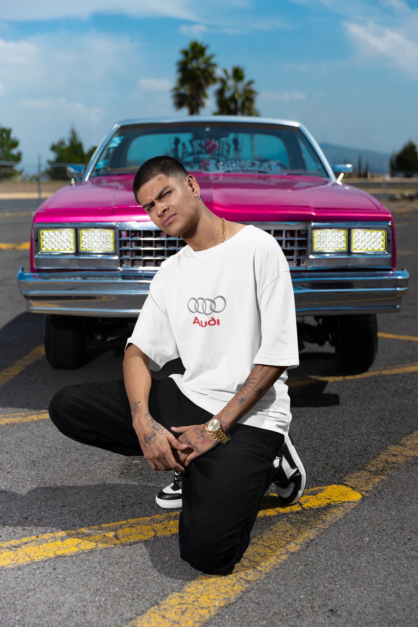 Audi | Super Cars | Dropped Sleeve Unisex Tee