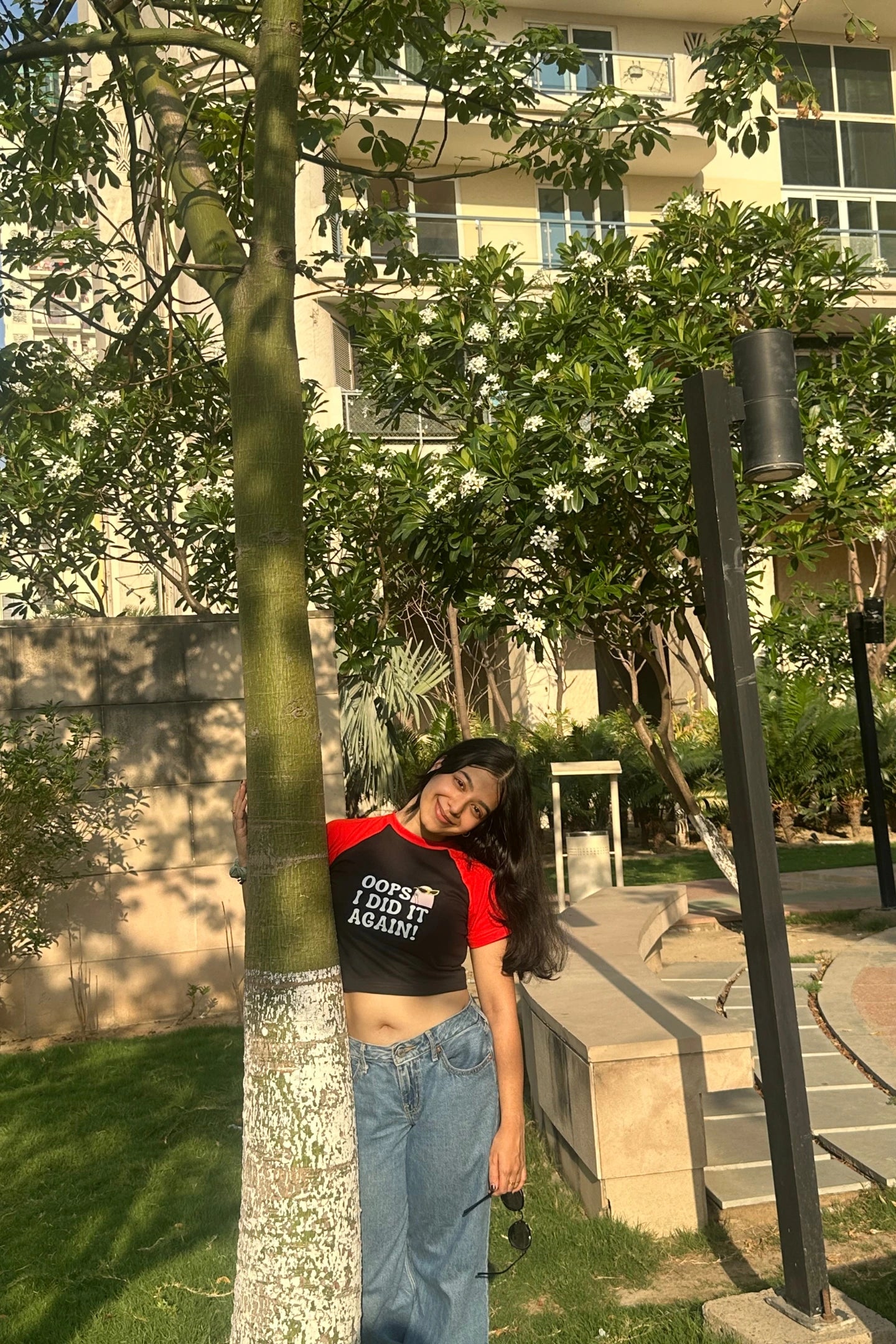 Oops! I Did It Again | Shaw tees | Slim Fit Crop Top
