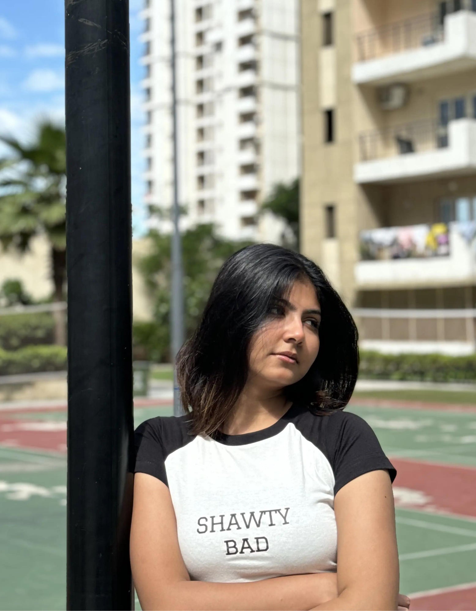 Shawty Bad | Shaw tees | Slim Fit Crop Top