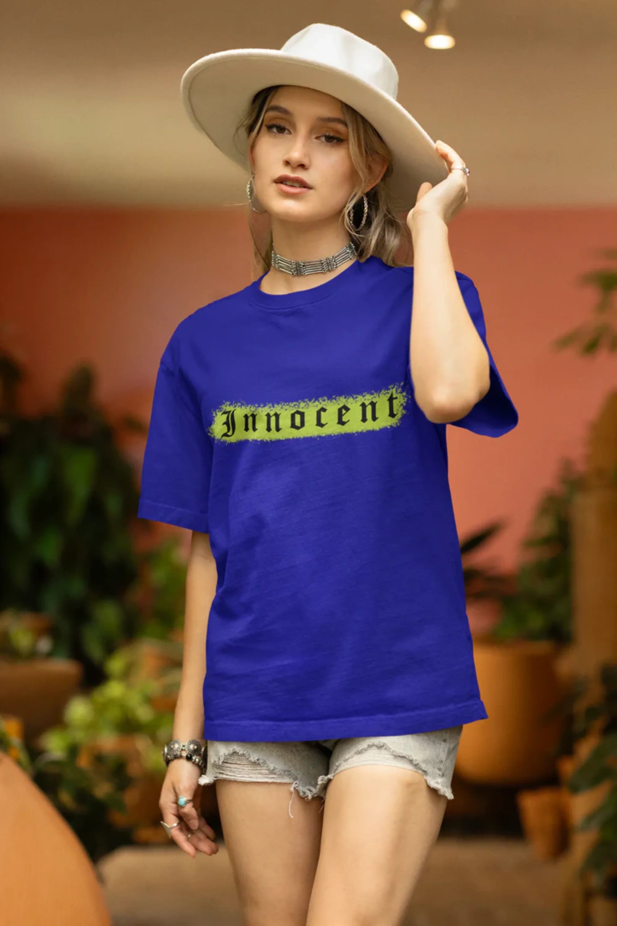 Innocent | Brutalism | Premium Oversized Half Sleeve Unisex T-Shirt