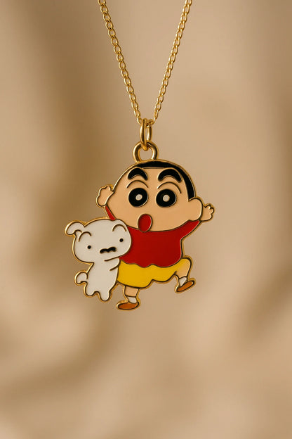 Hey Guys | Shinchan | Anti-Tarnish Golden Chain