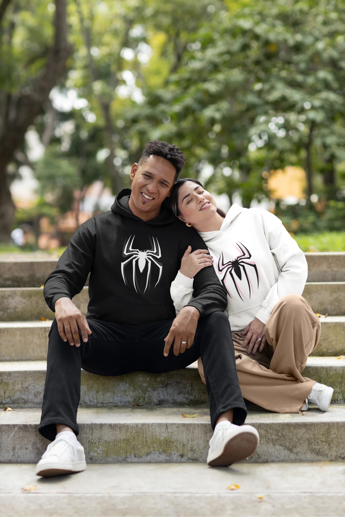 Spidey Couple | Lovey Dovey | Premium Unisex Winter Hoodies