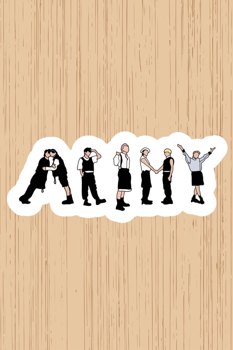 BTS Mix Stickers | Pack of 6