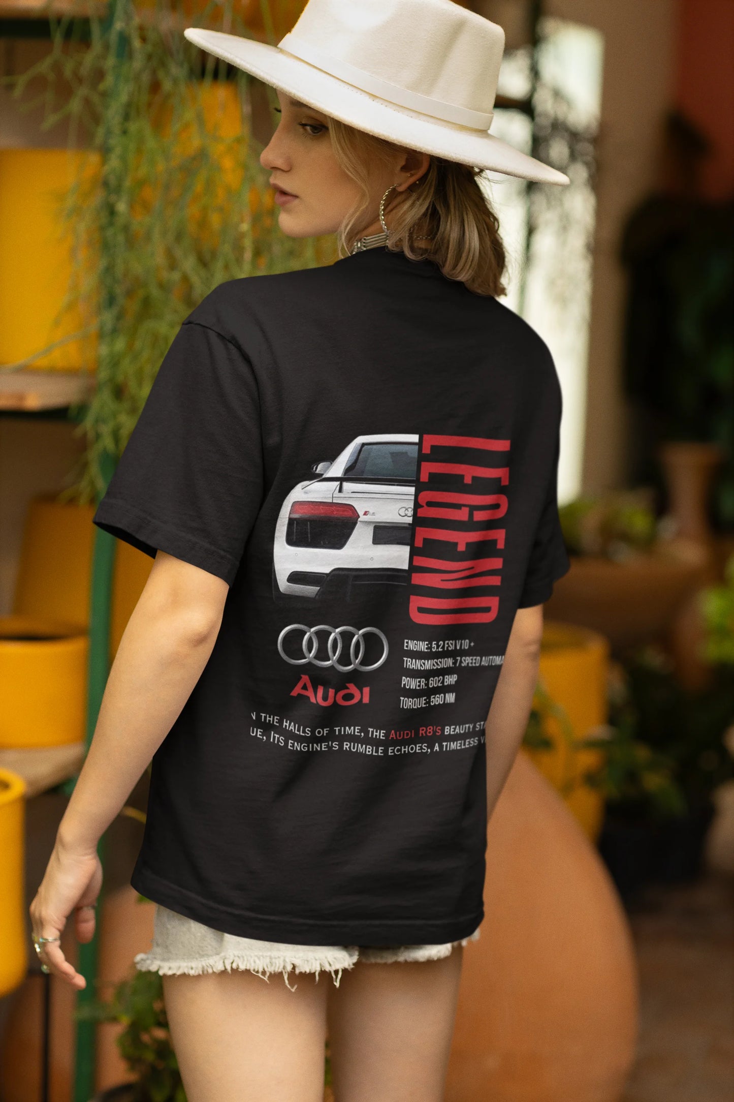 Audi | Super Cars | Dropped Sleeve Unisex Tee