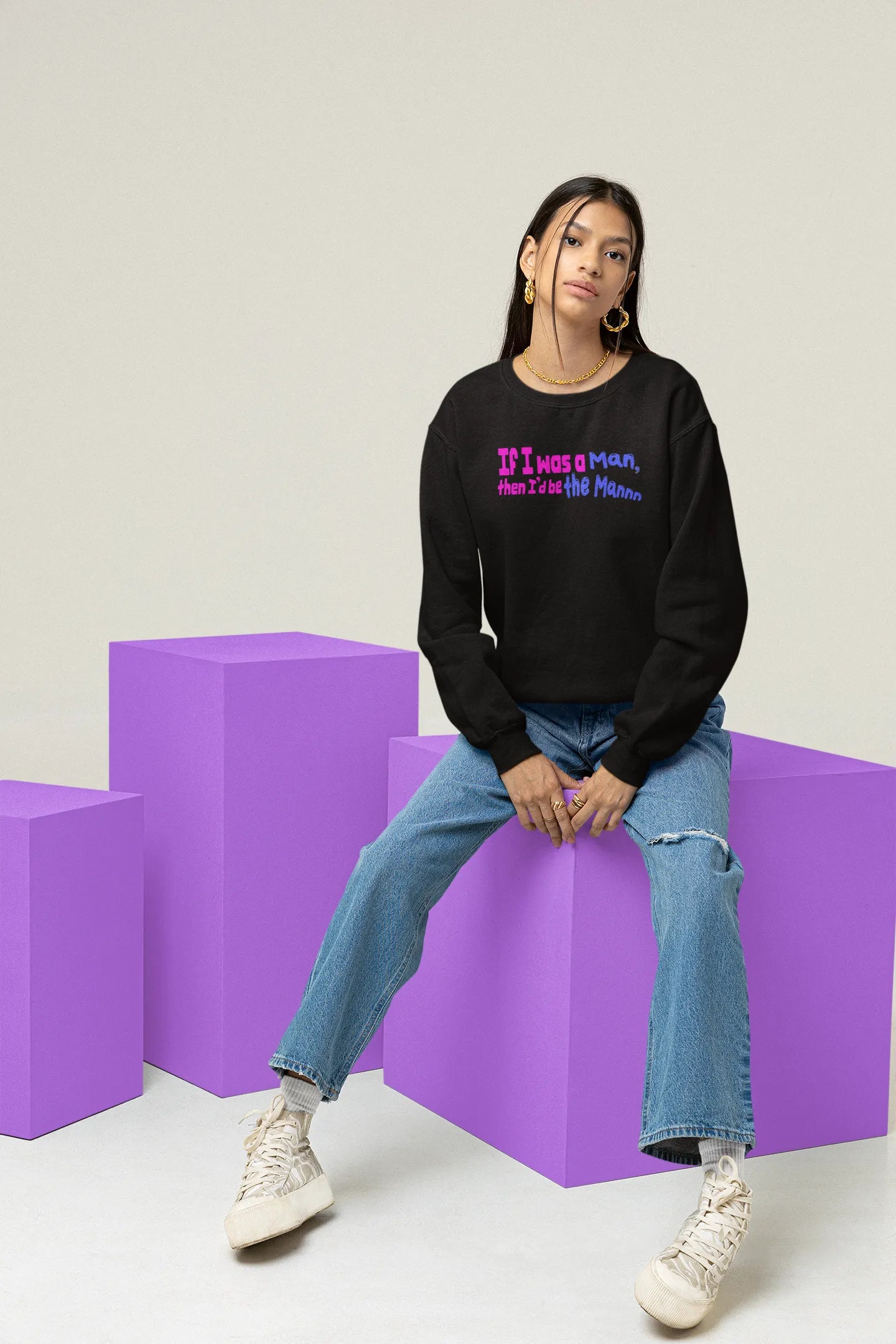 I'd be the man | Taylor Swift | Unisex Sweatshirt