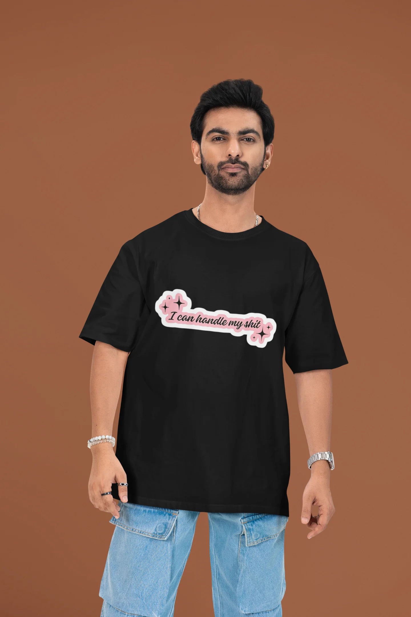 I can handle my shit | T.S | Dropped Sleeve Unisex Tee