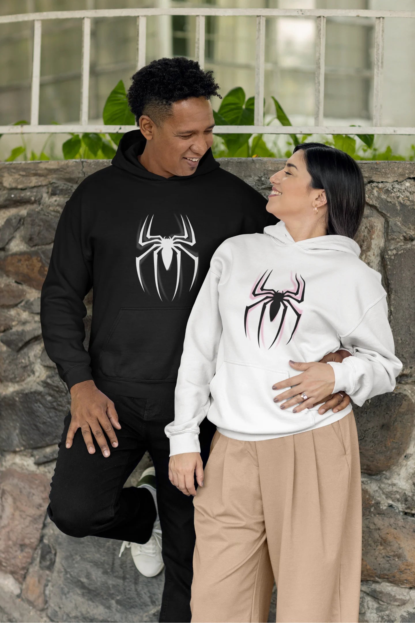 Spidey Couple | Lovey Dovey | Premium Unisex Winter Hoodies