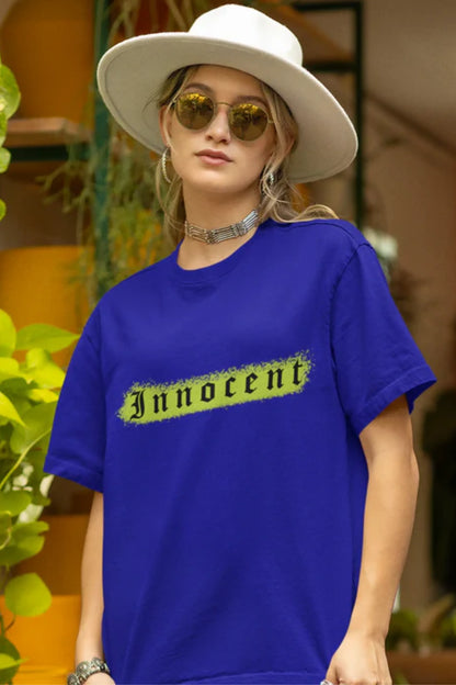 Innocent | Brutalism | Dropped Sleeve Unisex Tee