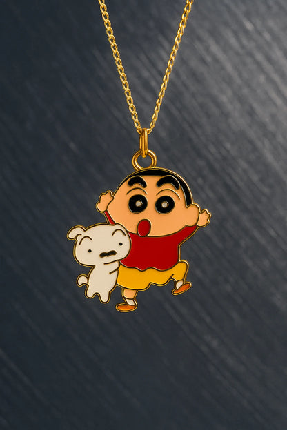 Hey Guys | Shinchan | Anti-Tarnish Golden Chain