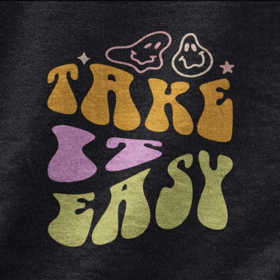 Take it easy | Dropped Sleeve Unisex Tee