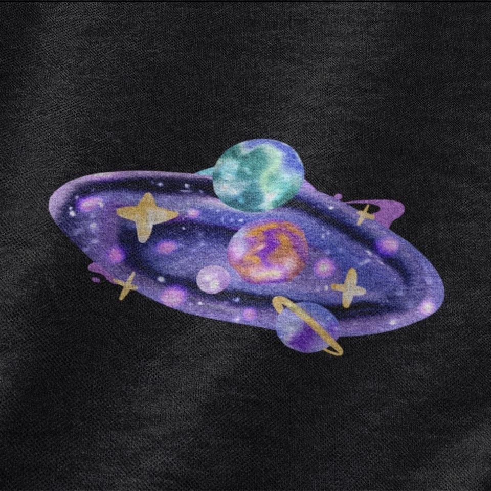 Galaxy | Dropped Sleeve Unisex Tee