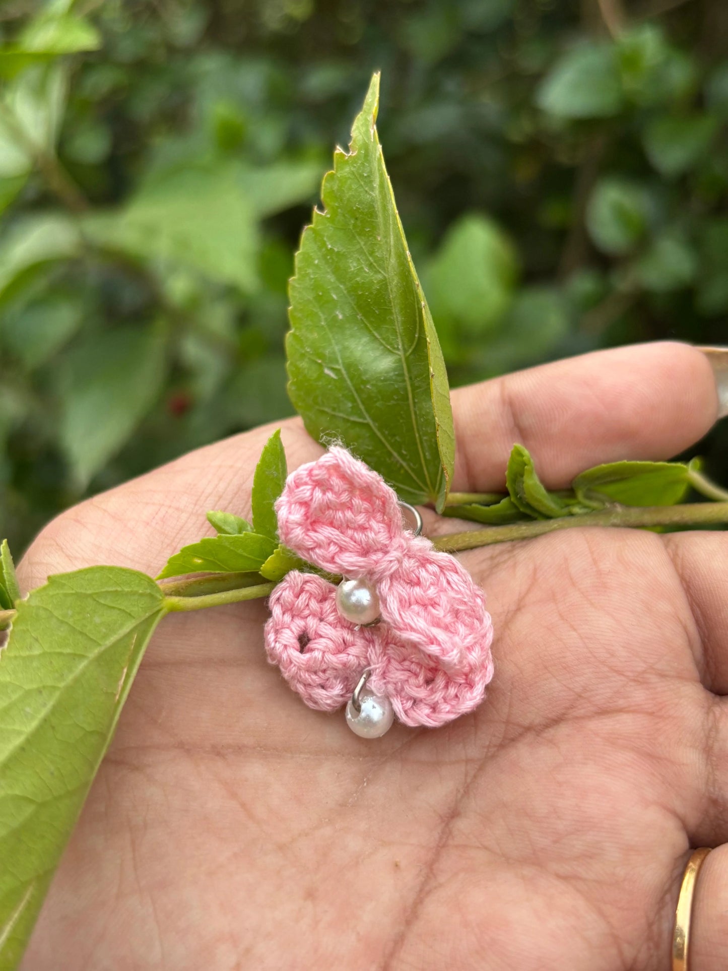 Bow Earrings | Kuro Kuro Crochets