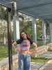 Girl Power | Shaw tees | Slim Fit Crop Top