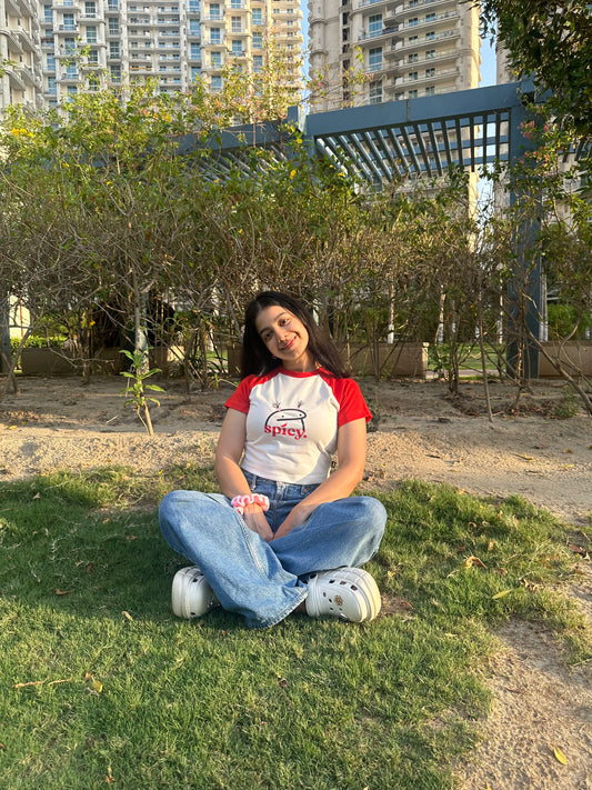 Spicy | Shaw tees | Slim Fit Crop Top