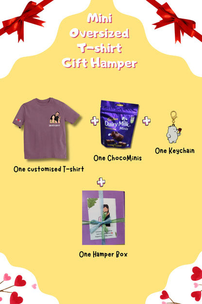 T-shirt Mini Gift Hamper | Convert Photo to Illustration/Ghibli-art | Gift for your loved ones