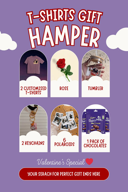 T-shirts Gift Hamper | Convert Photo to Illustration/Ghibli-art | Valentine’s Gift for the One You Love