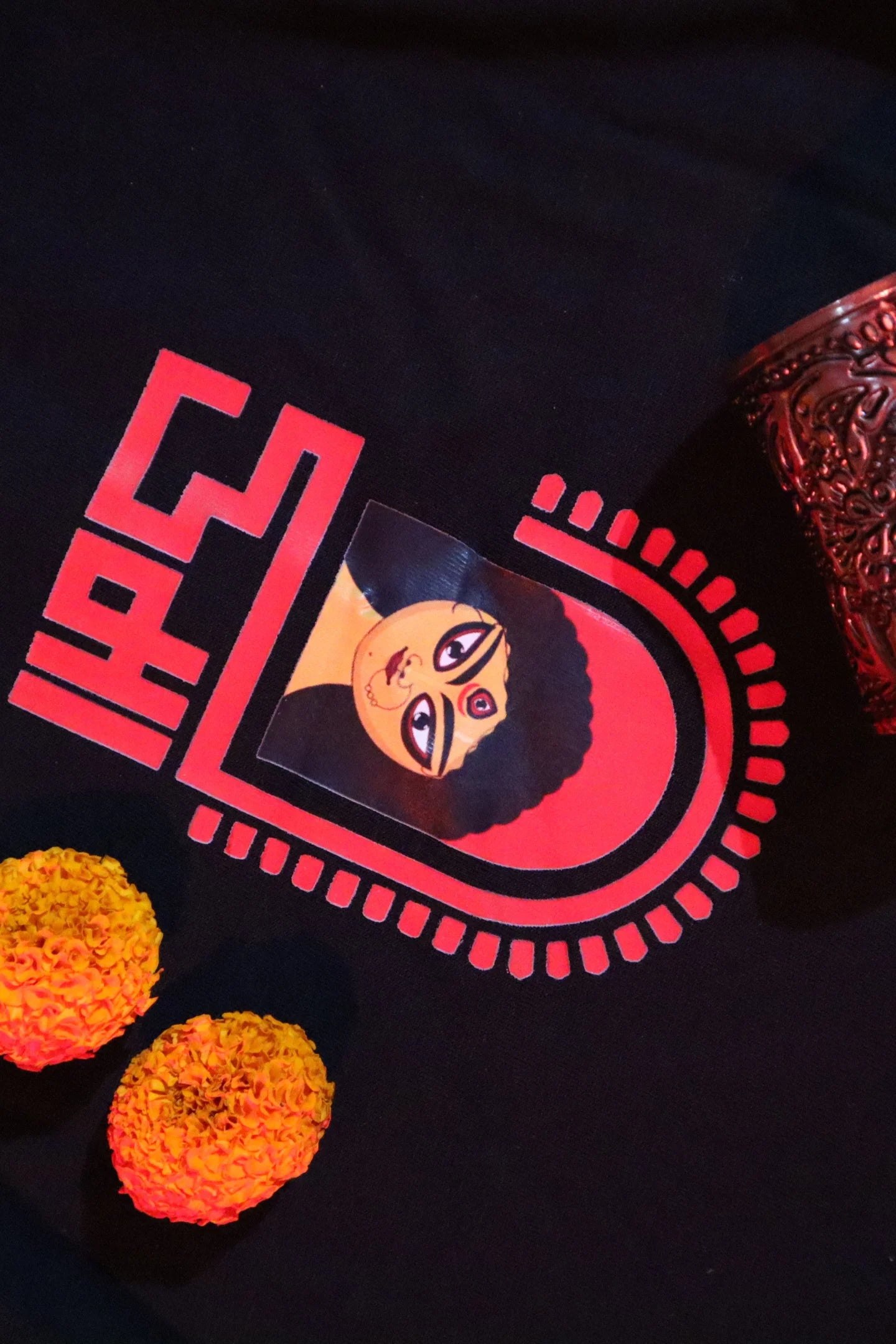 Shakti | Festive Shaw-Tee | Indo-Western Crop Top
