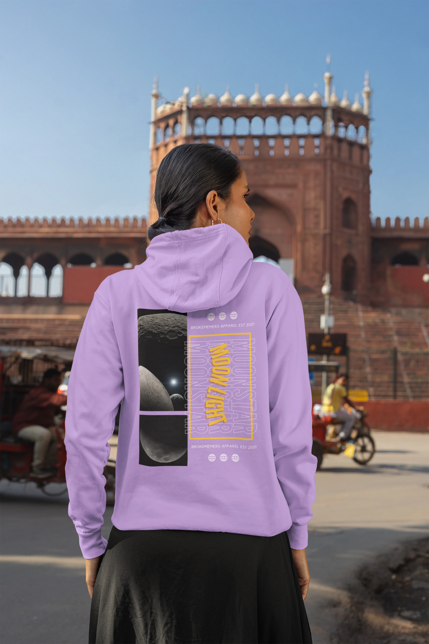 Moonlight | Space Vogue | Premium Unisex Winter Hoodie