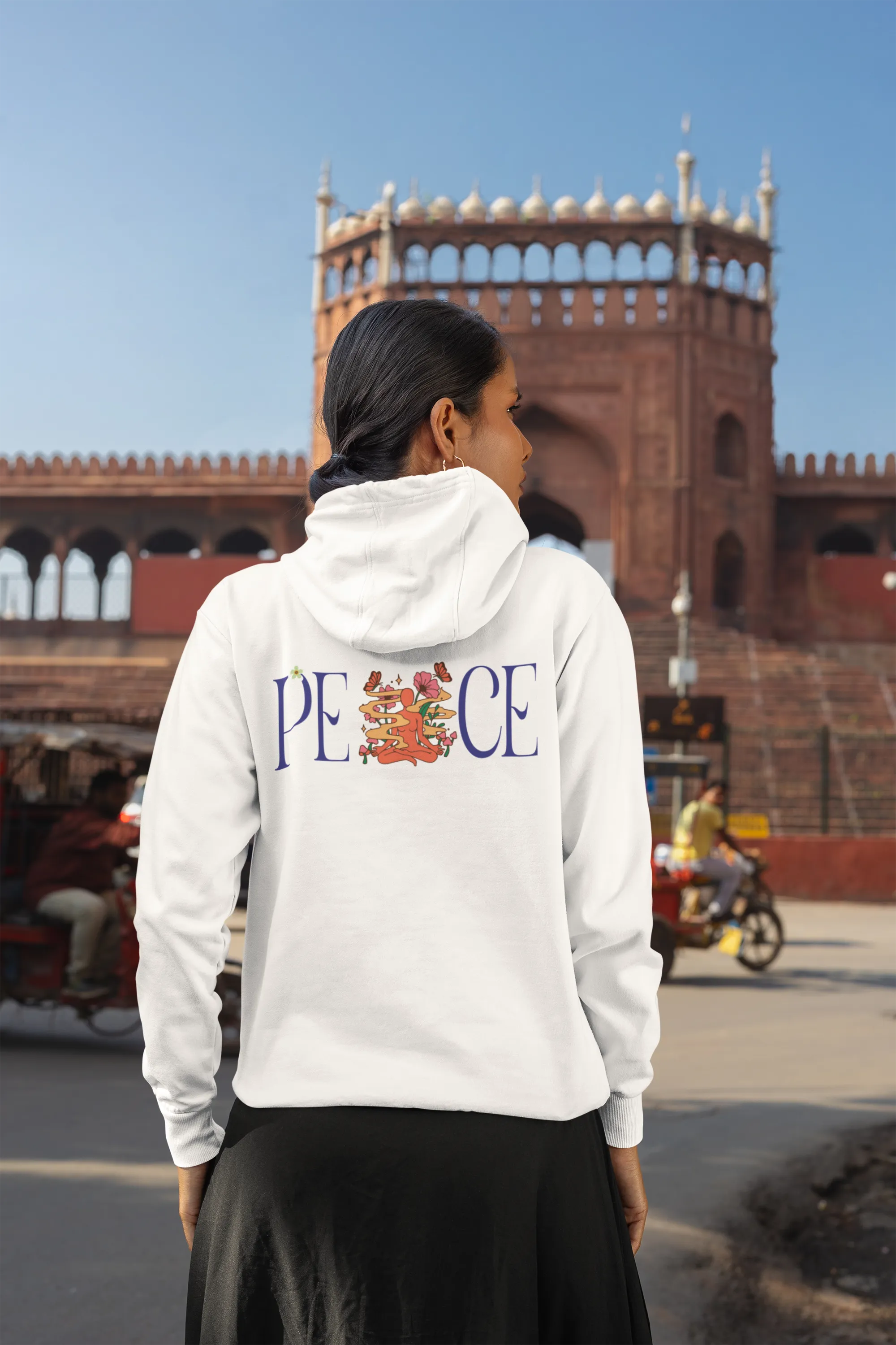 Peace | Typography | Premium Unisex Winter Hoodie