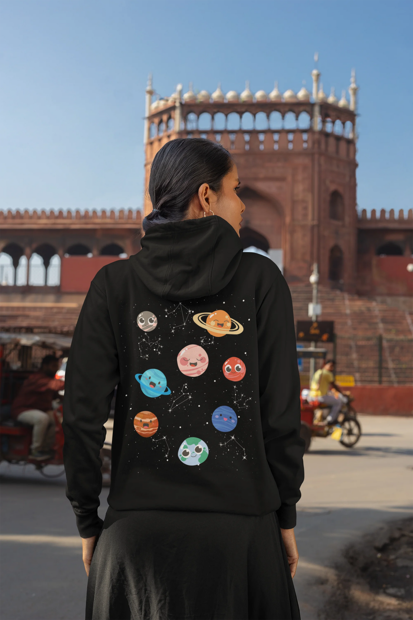 Planets Talk | Space Vogue |  Premium Unisex Winter Hoodie