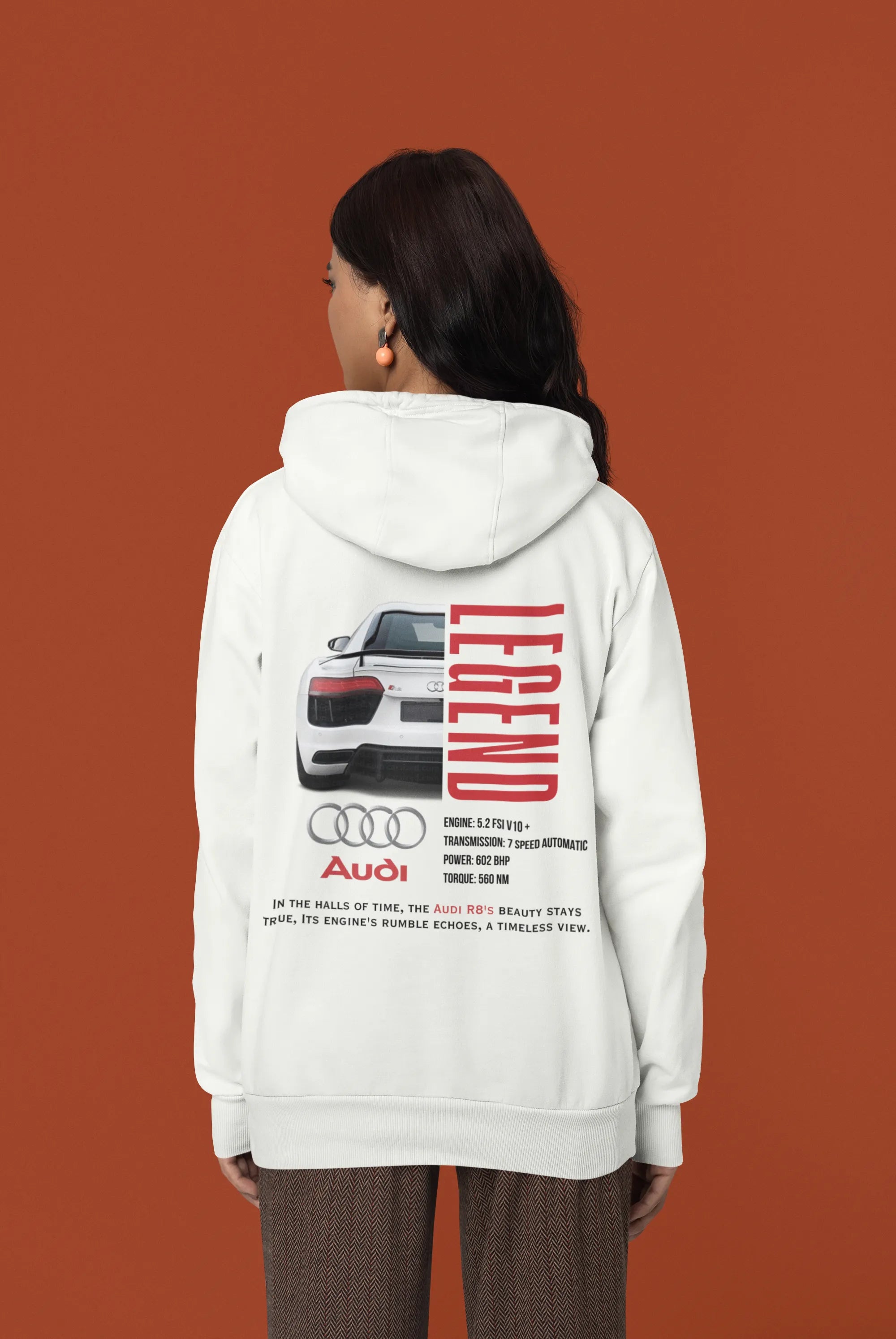 Audi Supercar Premium Unisex Winter Hoodie