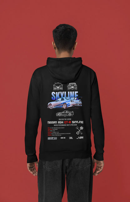 Nissan GT-R Skyline | Supercar | Premium Unisex Winter Hoodie