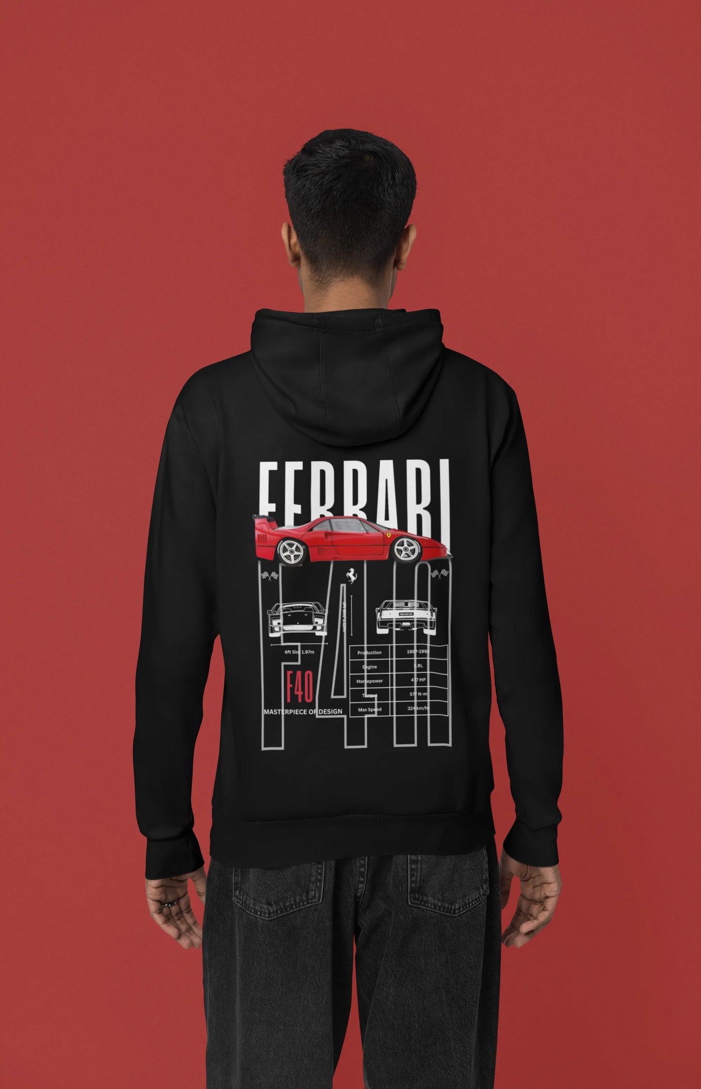 Ferrari | Supercar | Premium Unisex Winter Hoodie