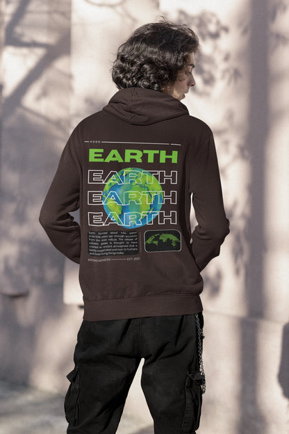 Planet Earth | Space Vogue | Premium Unisex Winter Hoodie