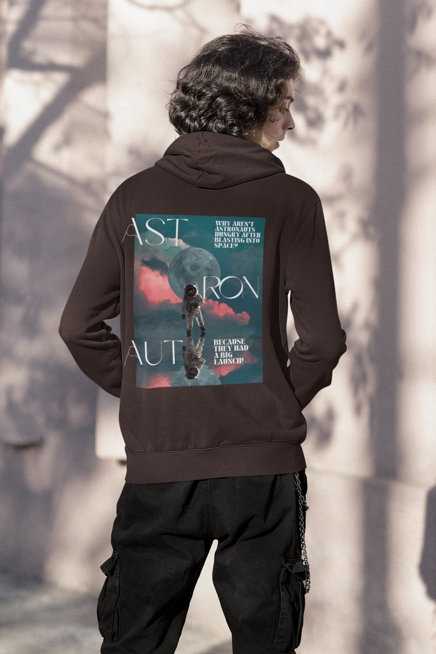 A big launch | Space Vogue | Premium Unisex Winter Hoodie